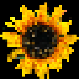 8 bit sunflower - 8 bit panda | OpenSea