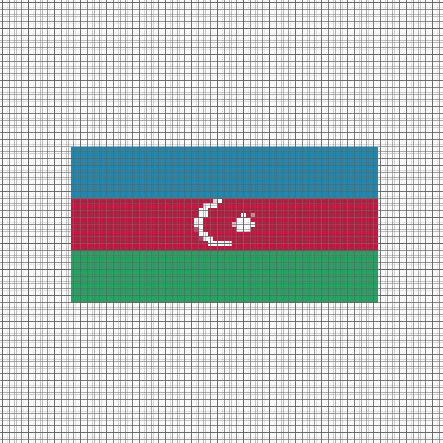 Azerbaijan - 8bit Flag | OpenSea