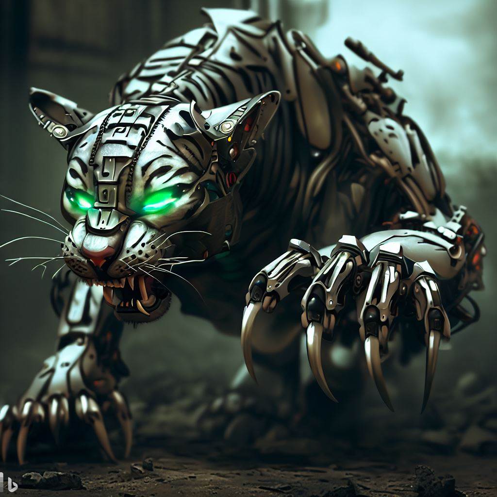 Mechanical Tiger Steel Species OpenSea