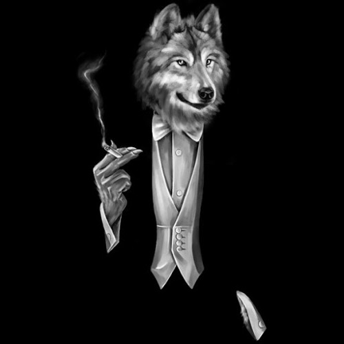 Smoking wolf - Gentleman wolf club | OpenSea