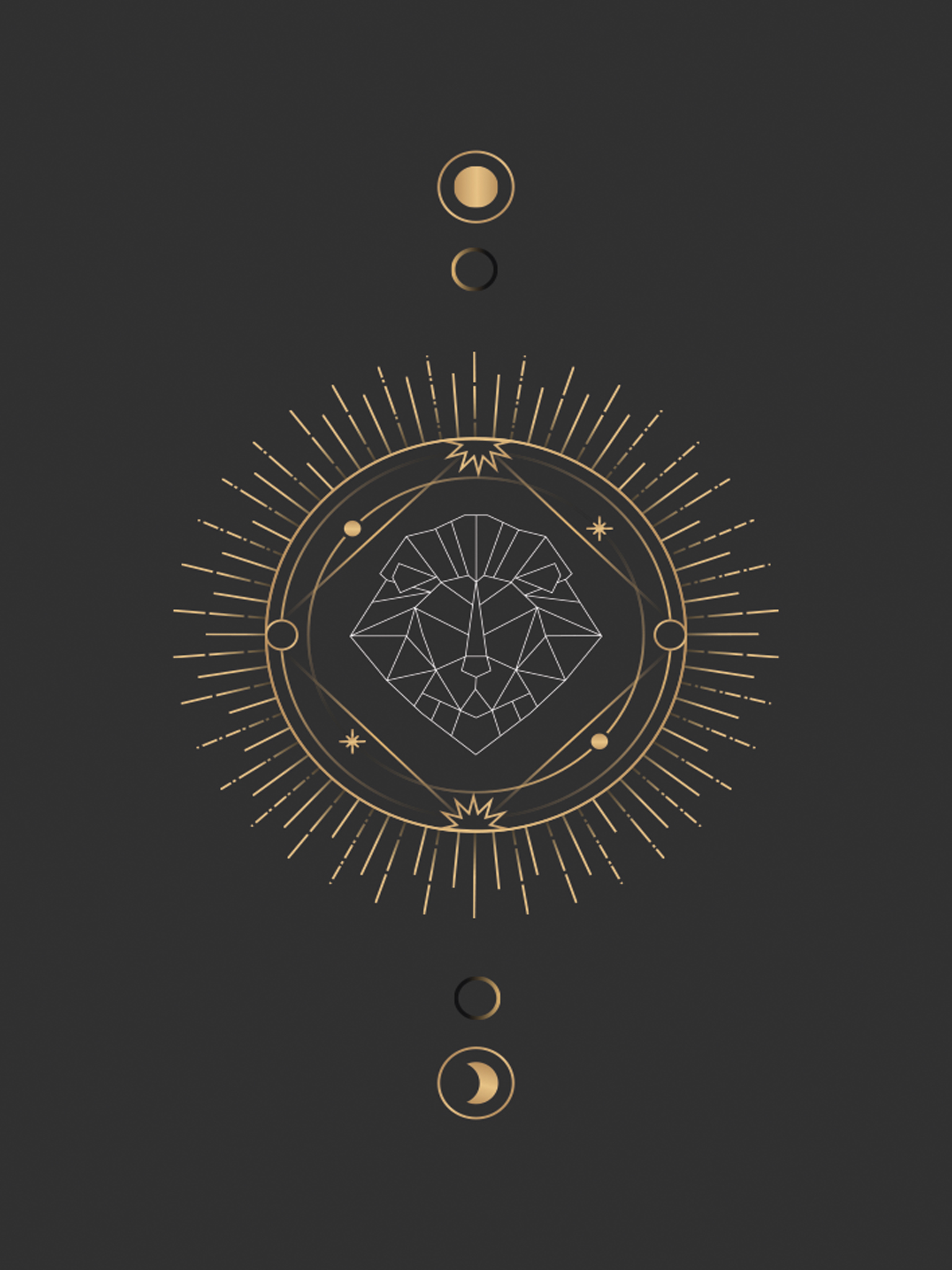 Geometric astrological symbols tarot card - brt_design Collection | OpenSea