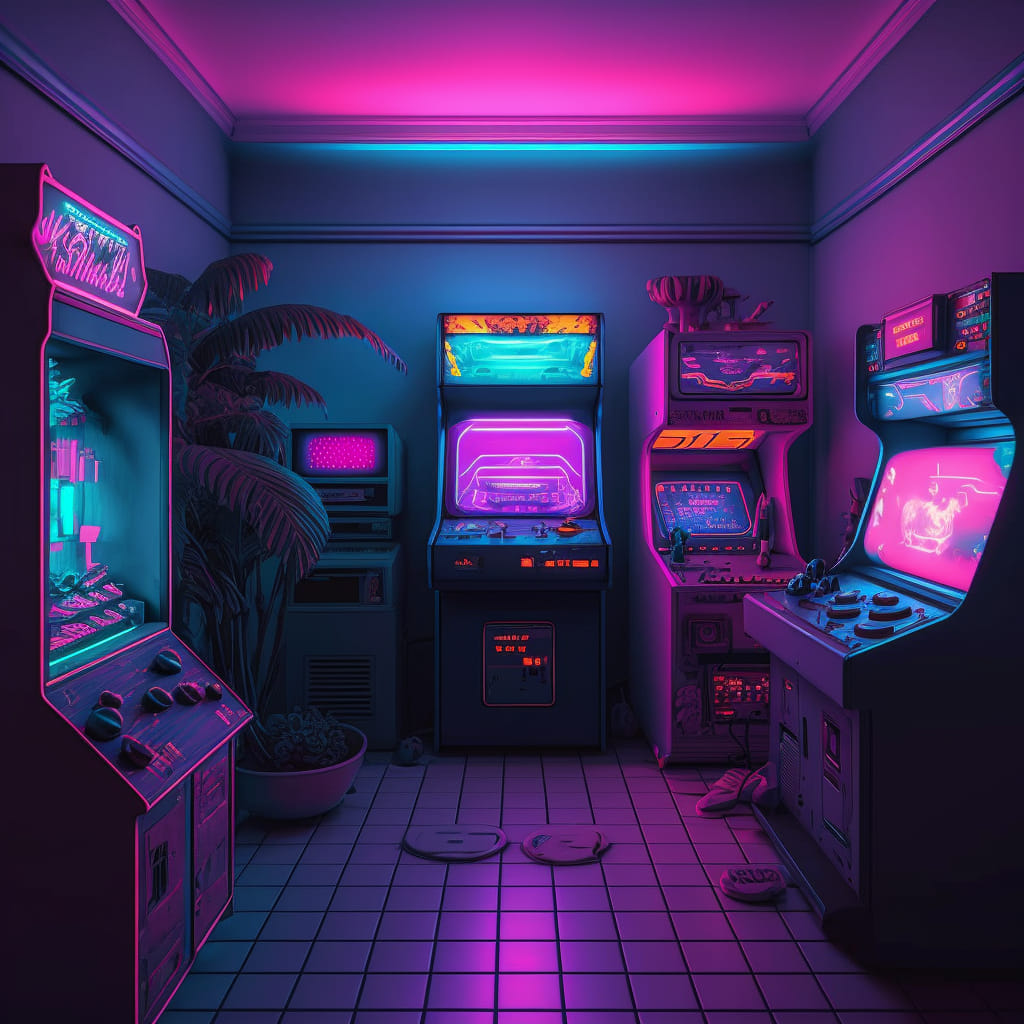 Synthwave Arcade 3 - FunkWaveArt_Synthwave | OpenSea