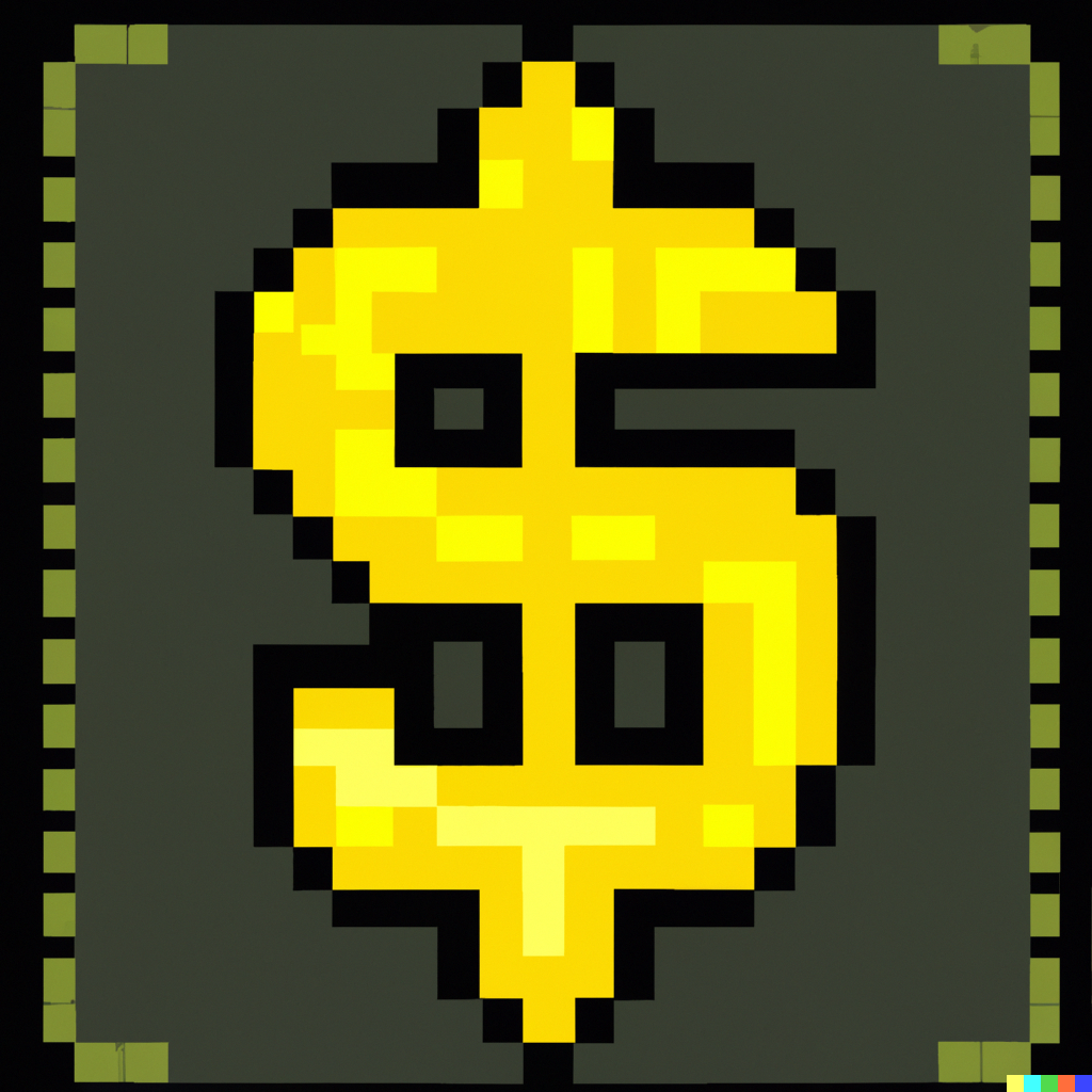 The world's first AI-generated collection of money pixel illustration 7 ...