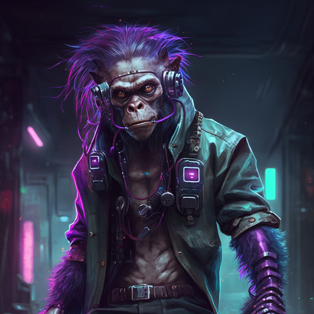 #10 - Club - Cyberpunk Monkeys# | OpenSea