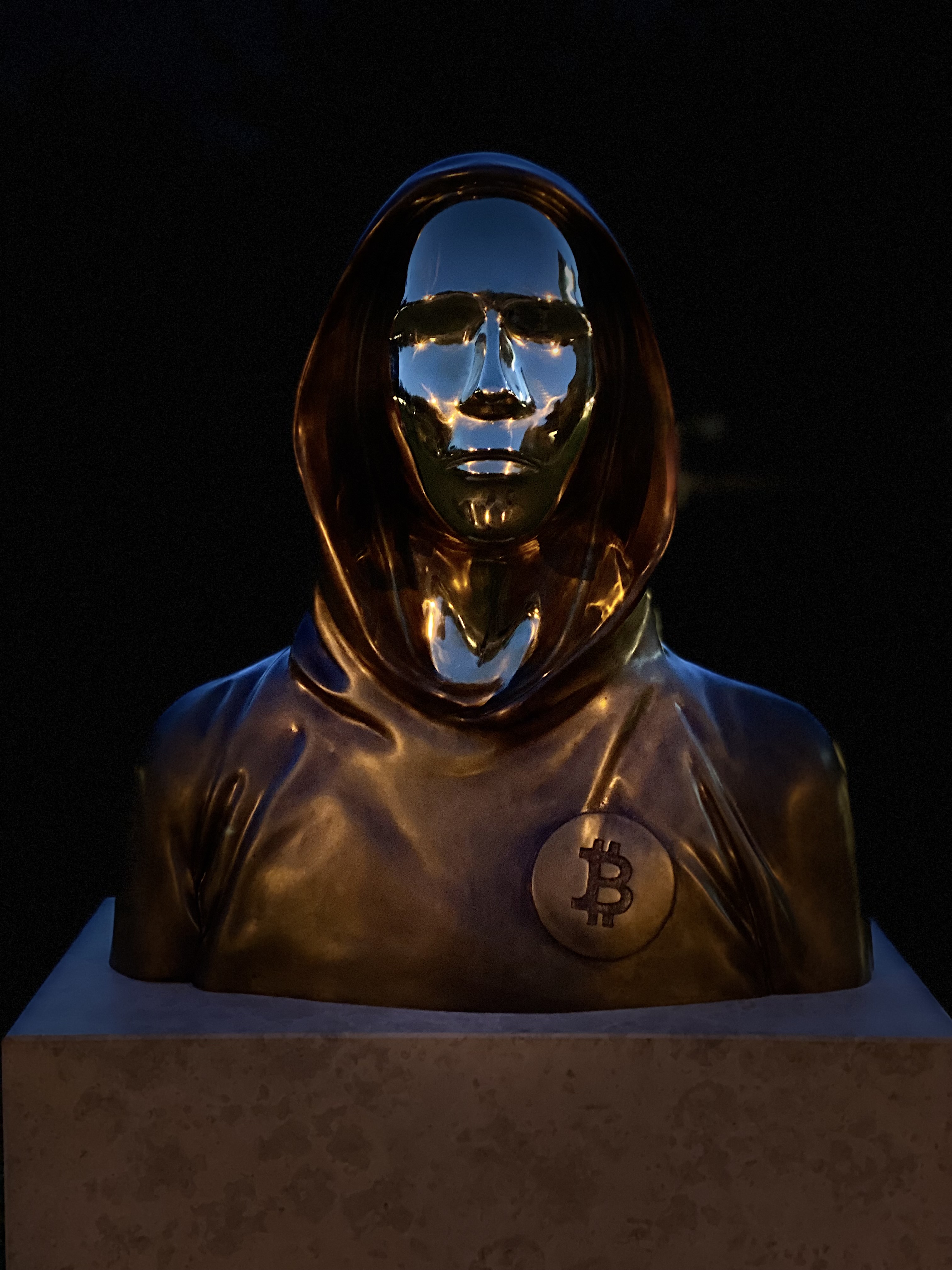 #1 Satoshi Nakamoto Statue (OFFICIAL) - Untitled Collection #40515633 | OpenSea